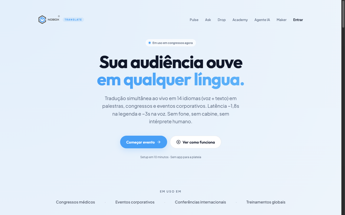 Nobox Live Translate