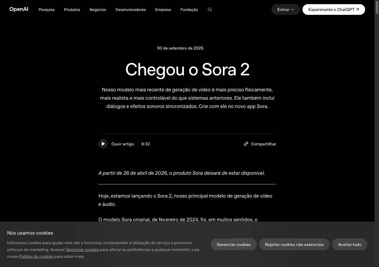 Sora 2 — OpenAI
